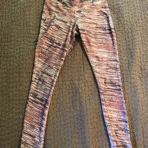 Satva Mantra Legging - Scratch Print, size Small